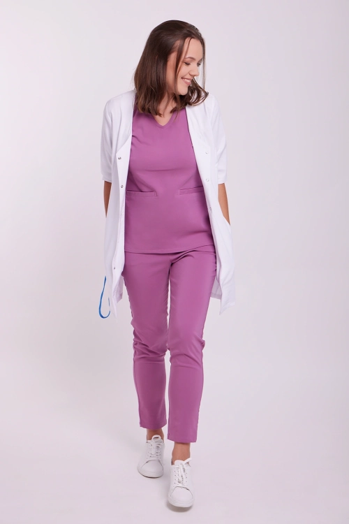 spodnie proste pink berry