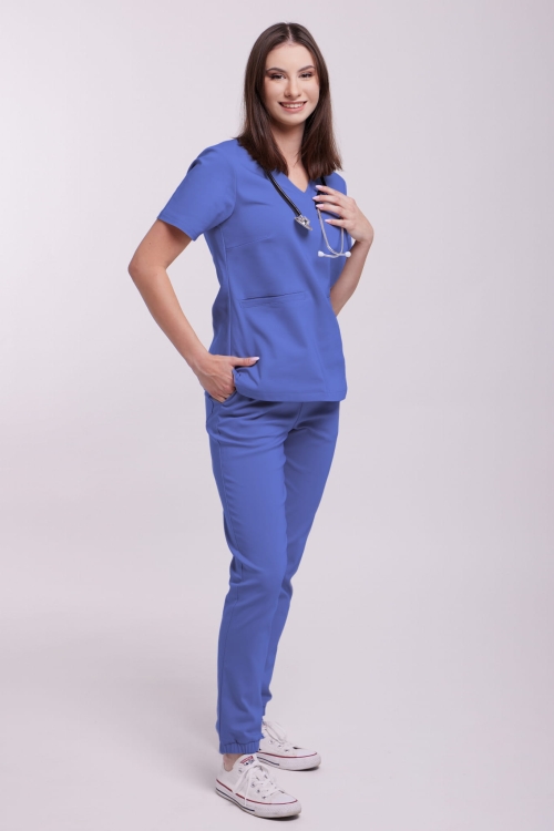 spodnie jogger blue berry