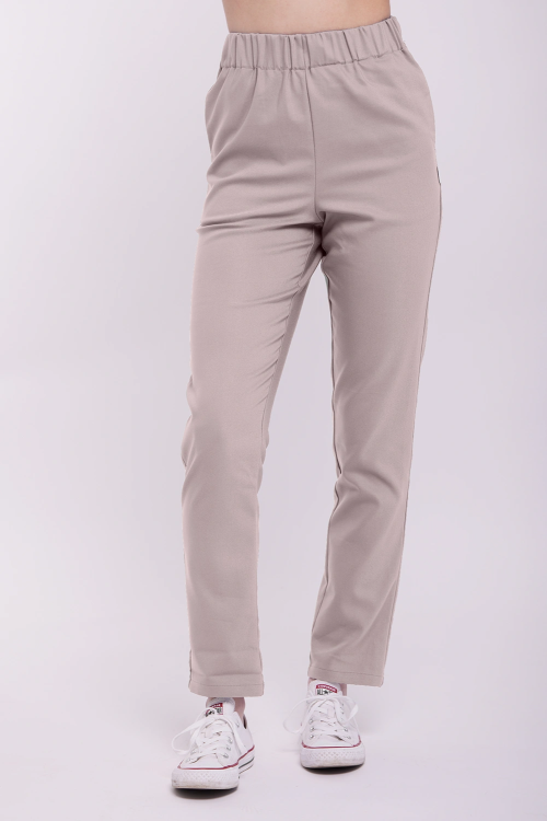 spodnie proste cappuccino