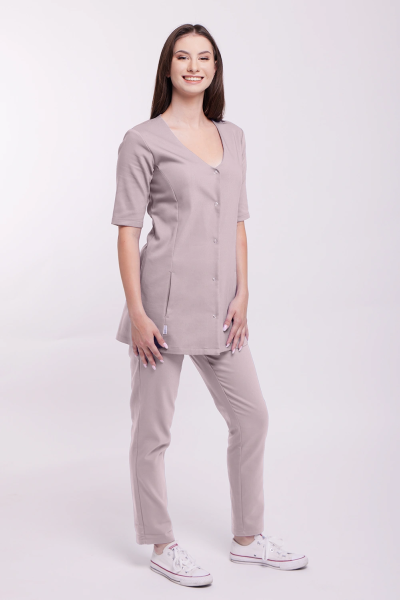 spodnie proste cappuccino