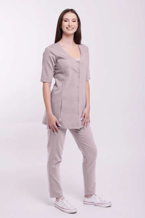 spodnie proste cappuccino