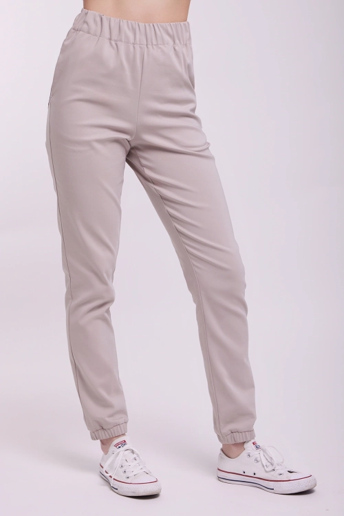 spodnie jogger cappuccino